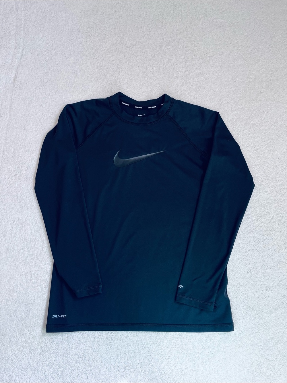 Nike Long-Sleeve Dri-FIT Shirt in Black, Men’s Size Medium, UPF 40+